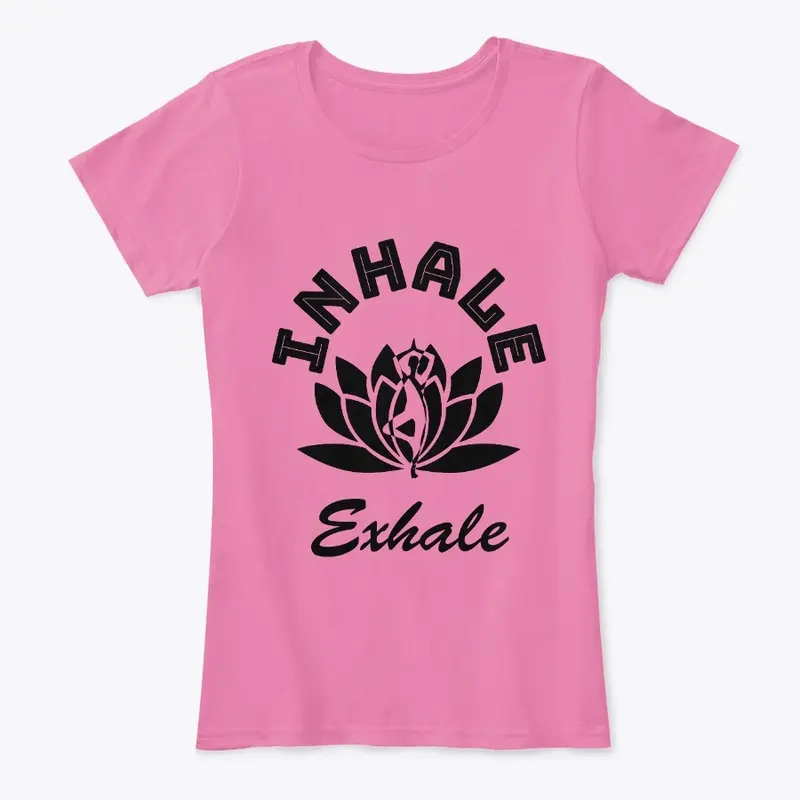 Inhale Exhale Yoga Meditation Design