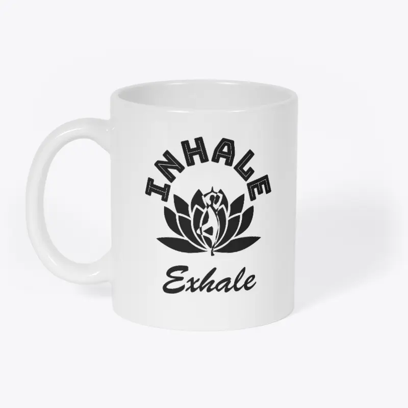 Inhale Exhale Yoga Meditation Design